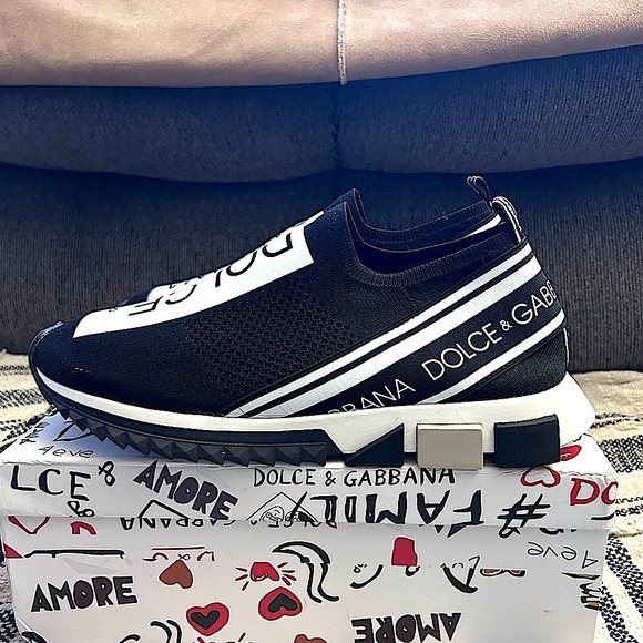 Dolce & Gabbana Sorrento Sneakers in Black - Size 46 - Excellent Condition - Picture 2 of 15